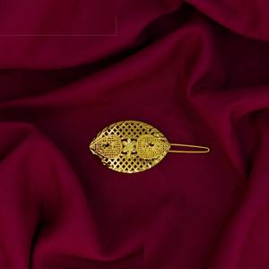 Épingle à cheveux plaquée or de qualité supérieure, finition de qualité, style arabe, Dubaï, Moyen-Orient, spécial, mode féminine, pinces à cheveux, bijoux pour cheveux - Product Image 2