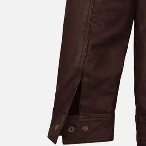 เสื้อโค้ทหนังแคนวาสคุณภาพสูง สไตล์ตะวันตกสำหรับฤดูหนาว ออกแบบสีได้ตามต้องการ ระบายอากาศได้ดี ทันสมัย บริการ OEM ขายส่ง - Product Image 4