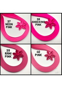 Bandes de papier quilling de qualité supérieure pour l'artisanat créatif, l'art papier, le scrapbooking, la création de cartes, les projets de décoration et la vente en gros. - Product Image 3