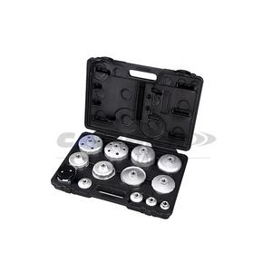 Juego de Llaves de Vaso para Filtros de Aceite Universales de Aluminio de 3/8\" de 13 Piezas CALIBRE TAIWAN con 1 Año de Garantía para Extraer Filtros de Aceite - Product Image 1
