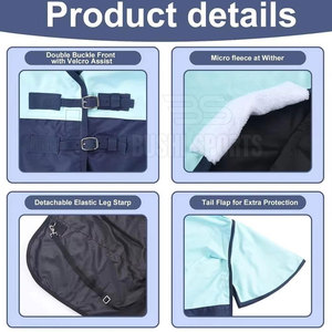 High Performance Horse Rugs Offering Reinforced <b>Stitching</b> And Premium Horse Rugs For Stable Management - Product Image 6