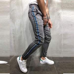 Pantalones Deportivos para Hombre con Degradado de Color, Cintura Elástica, Tejidos, Casuales, Transpirables, con Bolsillos Laterales, para Otoño - Product Image 4