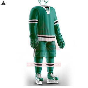 Ensemble d'uniformes de hockey sur glace personnalisés avec design imperméable et à séchage rapide, tailles personnalisées, provenant d'un fournisseur pakistanais - Product Image 5