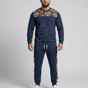 Ensemble de survêtement confortable à imprimé sérigraphié pour hommes, léger et à coupe décontractée pour un usage quotidien - Product Image 3