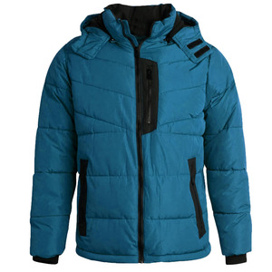 Men's High Quality <b>Light</b> Weight <b>Puffer</b> <b>Jacket</b> Comfortable hooded Street Style Winter Wear Price - Product Image 4