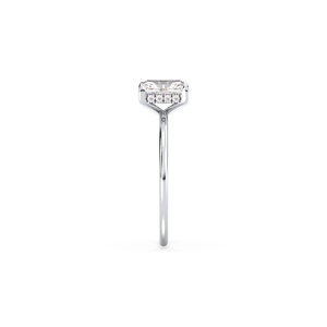 แหวนเพชรทรงวงรีฝังเพชรแบบซ่อน REYES Original Design ทองคำแท้ 14K เพชร HPHT CVD ผลิตในห้องปฏิบัติการ ของขวัญแต่งงานสุดหรู เครื่องประดับชั้นดีสำหรับผู้หญิง - Product Image 4