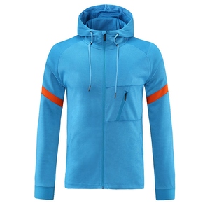 Conjunto Deportivo de Hombre Otoño-Invierno 2026, Sudadera con Capucha y Cremallera de Poliéster de Color Sólido, Pantalones Deportivos para Entrenamiento, Venta al Por Mayor, Personalizable - Product Image 2