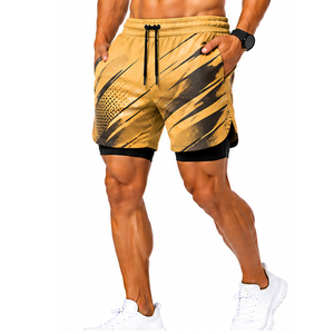 Shorts de bain décontractés pour hommes en gros, écologiques, imperméables, avec poche zippée, séchage rapide, pour l'été, vêtements de surf, marque privée personnalisée - Product Image 1