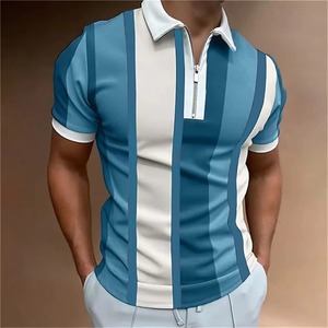 Vêtements de golf pour hommes, design OEM, performance, luxe, haute qualité, tricotés, 100% coton, impression numérique intégrale, pour chemise de golf - Product Image 6