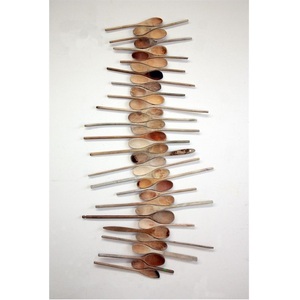 Étagère murale d'angle rustique en bois de palette, support de rangement flottant, unité de présentation décorative en bois rustique pour la décoration murale et les œuvres d'art. - Product Image 4