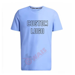 เสื้อยืดคอกลมแขนสั้นผู้ชาย ผ้าฝ้าย สีพื้น พิมพ์โลโก้ได้ ทรงปกติ ผ้าเจอร์ซีย์ ระบายอากาศได้ดี - Product Image 4