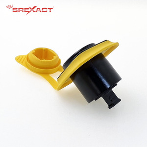 Adaptador de Fibra Óptica Dúplex SREXACT LC MPO con Tapa Antipolvo, Tipo a Presión de Aleación de Zinc Amarillo para Transmisión de Alta Velocidad - Product Image 5