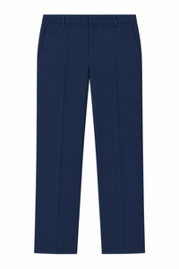 Pantalones de Hombre Clásicos Casuales de Poliéster Elástico, Corte Regular, Cintura Media, Pierna Recta, Largos - Product Image 4