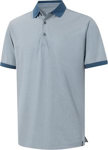 Camisas Polo a Cuadros para Hombre al por Mayor OEM, Transpirables, Corte Ajustado, Puños en Contraste, Mezcla de Algodón, Camisas Polo Regulares - Product Image 4