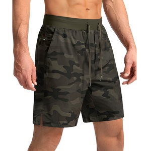 Men's <b>Quick</b> <b>Dry</b> Drawstring <b>Shorts</b> with Pockets Mid Waist Casual Sport Style 100% Cotton Woven Fabric Front Logo Skull Design - Product Image 1