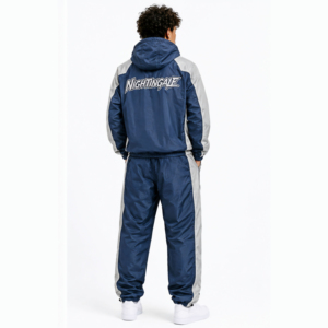 Survêtement coupe-vent personnalisé OEM pour homme, vêtements de sport en polyester, ensemble de jogging pour homme, survêtements d'hiver pour homme - Product Image 2