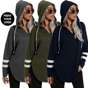 Custom Autumn Winter <b>Clothes</b> Pullover Hoodie Ladies Long Sleeve Tops Femme Pocket <b>Tie</b> <b>Dye</b> Hoodie - Product Image 2
