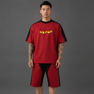 2026 New Arrived Summer Eco-Friendly Casual Wear Sportswear Custom Silk Screen Printed logo 100% Cotton Solid Streetwear Regular - Product Image 1