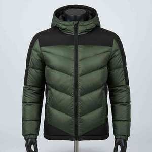 Nueva Chaqueta Acolchada Formal para Hombre, Manga Larga, Cuello Alto, Logotipo Frontal Personalizado, Venta al Por Mayor - Product Image 1