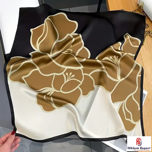Premium Printed Short <b>Scarf</b> Fabric Custom Design White Label OEM ODM Textile Manufacturer Bali - Product Image 1