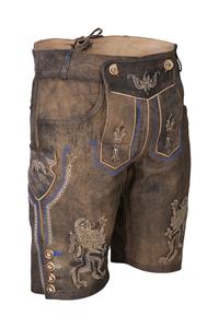 Pantalones de Cuero Tradicionales Bávaros para Mujer, Estilo Oktoberfest - Product Image 5