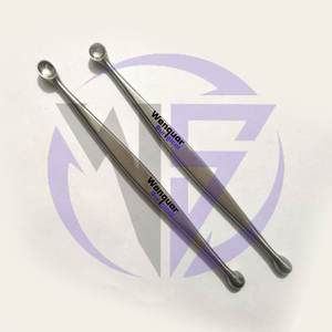 Curette osseuse Volkmann à double extrémité utilisée pour le nettoyage des cavités osseuses en chirurgie orthopédique, dentaire et ORL - Product Image 5