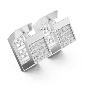 ต่างหูห่วงเพชรทรงบริลเลียนต์ เงินแท้ 925 ได้รับการรับรองจาก VDS IGI เพชรเพาะเลี้ยงในห้องปฏิบัติการ |   ต่างหูโรเดียมชุบสุดฮิต ของขวัญสำหรับผู้หญิง - Product Image 3