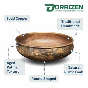 Évier de cuisine rustique en cuivre sur mesure, fait main, à cuve unique, à poser sur comptoir, avec tablier, décoration artisanale - Product Image 6