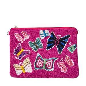 Stylish Seed Bead Embroidery Coin Pouch Floral Design Handmade Beaded Coin Pouch Elegant Pattern <b>Small</b> Bag - Product Image 2