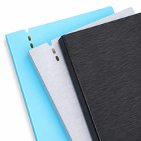 Classeur A4 à 4 anneaux avec logo personnalisé, classeur à anneaux en D, classeur de présentation en mousse PP avec porte-stylo pour le bureau, l'école et les affaires