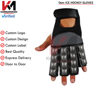 Gants de hockey sur glace personnalisés, gants de hockey ventilés pour l'entraînement et les matchs, vêtements de sport respirants, OEM - Product Image 4