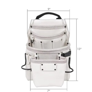 Wholesale Top Trending Personal <b>Leather</b> <b>Tool</b> Bag with Private Label in Low Price Solid Material <b>Leather</b> <b>Tool</b> Bag - Product Image 3