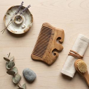 Custom Logo Wooden <b>Beard</b> Hair Comb Unique Design Anti Static <b>Beard</b> Comb Handmade Hair <b>Care</b> Tool Manufacturer Supply - Product Image 5