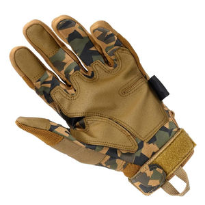 Gants de moto de course robustes, antidérapants, à forte adhérence, couleur unie, en cuir véritable, élégants, pour hommes - Product Image 2