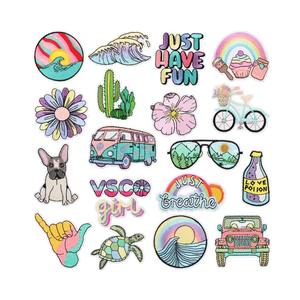 Hot Sale Wholesale Bulk New Bee Design Custom Embroidery Patches Heat <b>Press</b> Reasonable Price Iron on Embroidery Patch for Cloth - Product Image 5