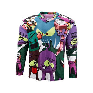 Maillot de motocross coupe-vent personnalisé 2026 avec logo et nom d'équipe sur mesure pour la course automobile et moto - Product Image 1