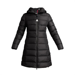 Manteau long matelassé pour femme, veste d'hiver chaude à capuche, parka à manches longues, manteau en duvet long - Product Image 1