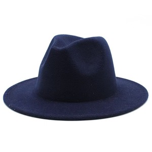 Chapeaux Fedora en Laine de Haute Qualité pour Hommes et Femmes, Logo Personnalisé, Formels, Multicolores, Ronds, Style Western Cowboy, pour Fêtes, Quatre Saisons - Product Image 2