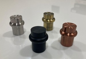 Perilla de armario de acero inoxidable y oro satinado moderno, manijas de zinc Premium para puerta, ventana, hogar, oficina, muebles de Hotel, uso de vidrio - Product Image 2