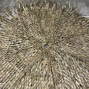 Handwoven Palm Leaf Thatch Parasol umbrella Cover for Outdoor Tiki Hut Patio summer beach party wedding outsides - Product Image 1