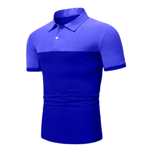 Polo homme, tissu extensible à séchage rapide, coupe ajustée, chemise de sport de golf respirante, manches courtes, vêtements de performance - Product Image 3