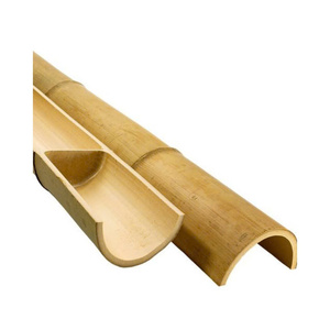 รั้วไม้ไผ่ธรรมชาติเวียดนามสำหรับสวนกลางแจ้ง เสาไม้ไผ่สีเขียว - Product Image 1