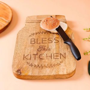Tabla de cortar de madera de acacia |   Tabla de Cortar y Servir de Madera Natural |   Accesorios de Cocina Ecológicos - Product Image 1