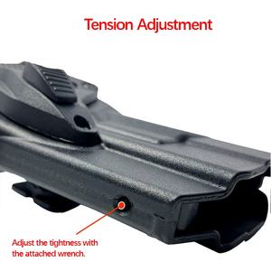 Hoogwaardige Tactische Plastic Stalen Pistoolholster Onderhoudt Iwb Zwart Verborgen Jachtaccessoires - Product Image 2