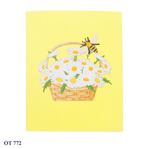 Mejor precio Pure Love 3D Pop Up Card Artesanías de papel de Vietnam Venta caliente Tarjeta de felicitación Regalos y manualidades Diseño personalizado - Product Image 6