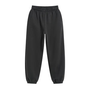 New Arrival Custom Design Eco-Friendly Midweight Polyester/Cotton Straight Casual Mid Waist <b>Drawstring</b> Closure Mens <b>Trouser</b> - Product Image 4