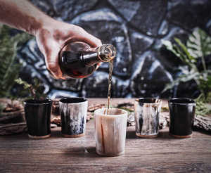Tasse à boire en corne de buffle, tasse viking en corne naturelle, écologique, réutilisable et lavable, verre à boire en corne - Product Image 2
