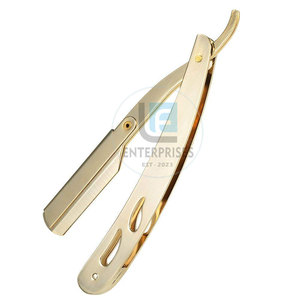 Maquinillas de Afeitar Rectas de Acero Inoxidable de la Mejor Calidad, con Mango de Madera, Reutilizables, Duraderas, Diseño Personalizable - Product Image 5