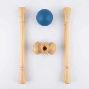 Raquette de pickleball légère en bois, absorbant les chocs, avec bande de protection des bords, résistante à la transpiration, pour sports de plein air - Product Image 4