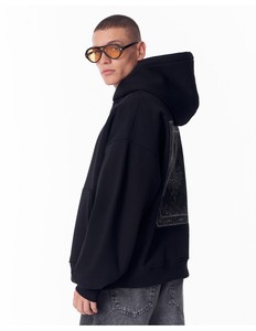 Sweat à capuche de haute qualité 100% coton, style streetwear, anti-rétrécissement, pour hommes, en vente à bas prix - Product Image 2
